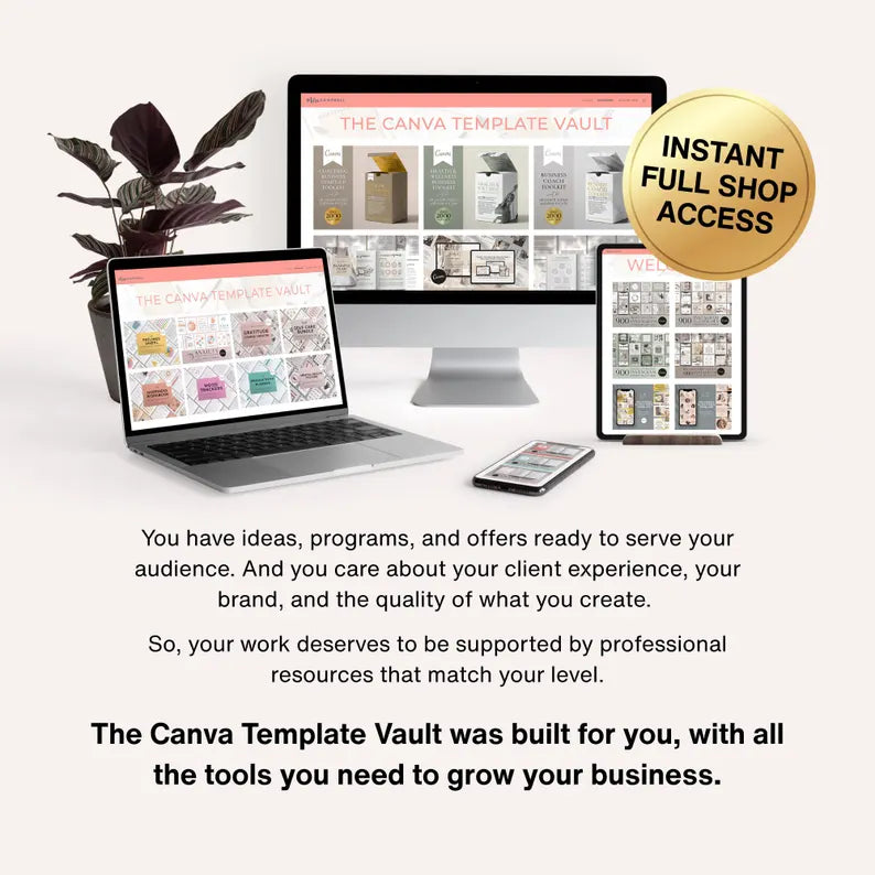 Canva Template Vault: 24-Month Membership
