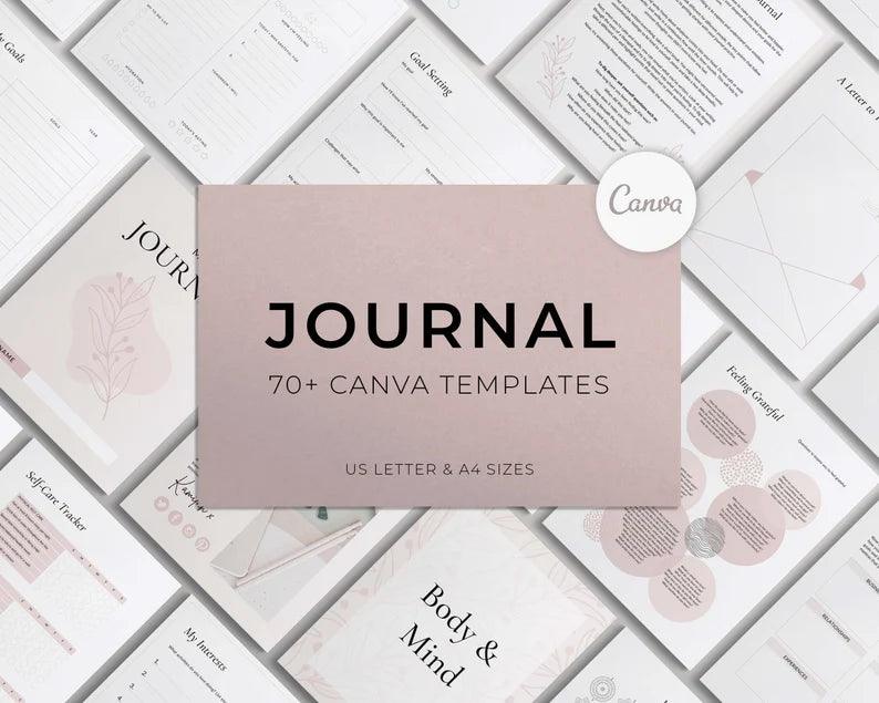Journal Canva Template Bundle 3-month Membership